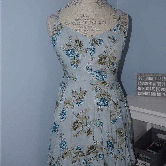 UO Kimchi Blue Floral Dress - Picture 1 of 6